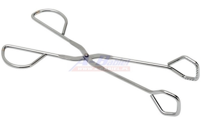 Szczypce kuchenne do grilla, chrom, 22cm