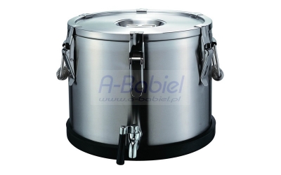 Termos z kranem podstawa gumowa - poj. 25L.